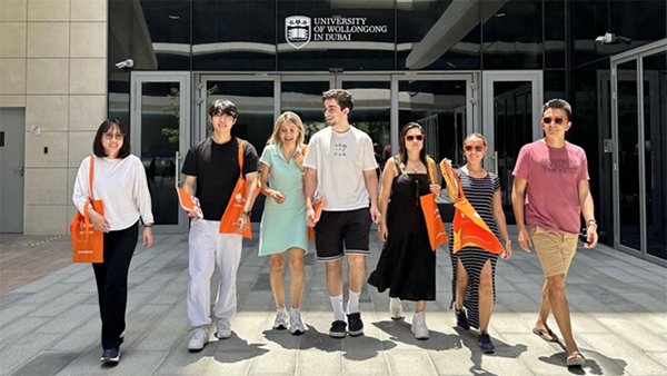 International student in Dubai studying in University of Wollongong in Dubai (UOWD)