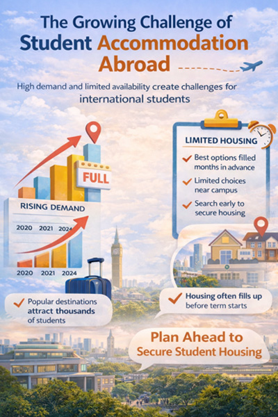 The Growing Challenge of Student Accommodation Abroad