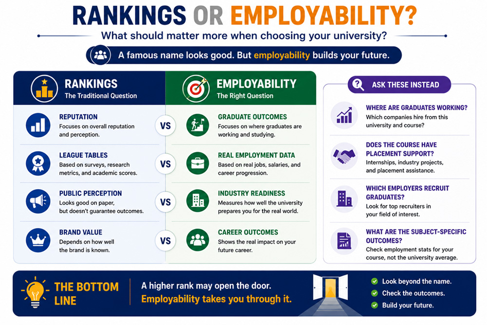 University of Hertfordshire - Rankings or Employability