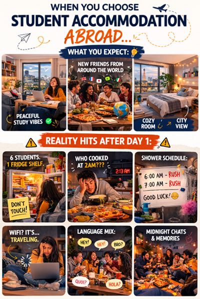 When You Choose Student Accommodation Abroad