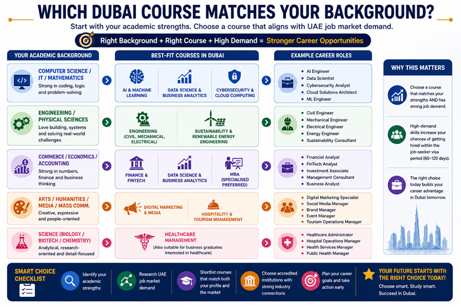 Which Dubai Course Matches Your Background?