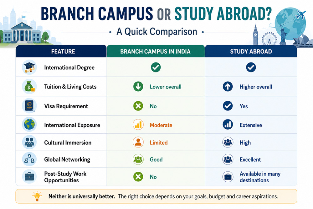 Branch Campus or Study Abroad